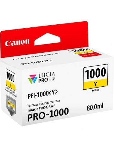 Originale Canon inkjet cartuccia PFI-1000Y - 80 ml - giallo - 0549C001