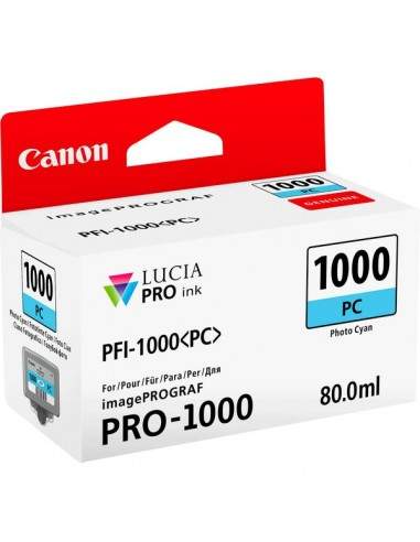 Originale Canon inkjet cartuccia PFI-1000PC - 80 ml - ciano foto - 0550C001