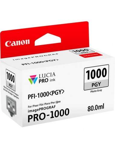 Originale Canon inkjet cartuccia PFI-1000PGY - 80 ml - grigio chiaro - 0553C001