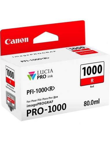 Originale Canon inkjet cartuccia PFI-1000R - 80 ml - rosso - 0554C001
