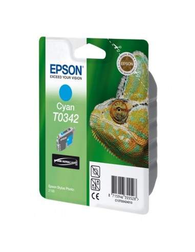 Originale Epson inkjet cartuccia ink pigmentato rs STYLUS PHOTO T0342 - ciano - C13T03424010