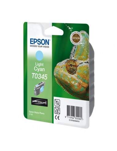 Originale Epson inkjet cartuccia ink pigmentato rs T0345 - ciano chiaro - C13T03454010