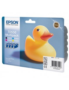 Originale Epson inkjet conf. 4 cartucce rs T0556 - 4x8 ml - n+c+m+g - C13T05564010