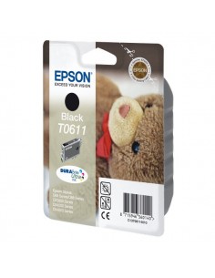 Originale Epson inkjet cartuccia ink pigmentato orsetto Durab. U. T0611/blister RS - nero - C13T06114010
