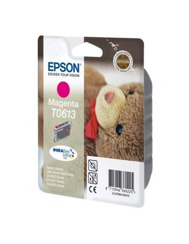 Originale Epson inkjet cartuccia ink pigmentato orsetto Durab. U. T0613/- magenta - C13T06134010