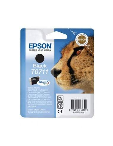 Originale Epson inkjet cartuccia ink pigmentato ghepardo Durabrite Ultra T0711 - nero - C13T07114012