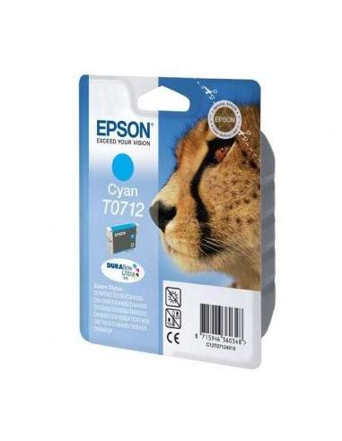 Originale Epson inkjet cartuccia ink pigmentato ghepardo Durabrite Ultra T0712 - ciano - C13T07124012