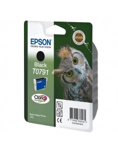 Originale Epson inkjet cartuccia gufo Claria T0791/blister RS - 11 ml - nero - C13T07914010