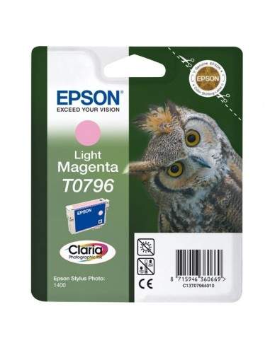 Originale Epson inkjet cartuccia gufo Claria T0796/blister RS - 11 ml - magenta chiaro - C13T07964010