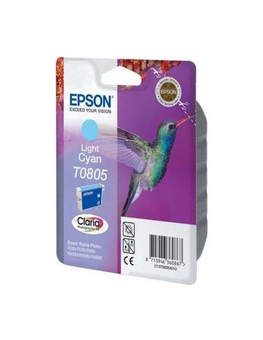 Originale Epson inkjet cartuccia colibrì Claria T0805/blister RS - ciano chiaro - C13T08054011