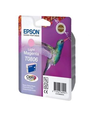 Originale Epson inkjet cartuccia colibrì Claria T0806/blister RS - magenta chiaro - C13T08064011