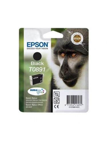 Originale Epson inkjet cartuccia ink pigmentato scimmia Durab. U. T0891/blister RS - nero - C13T08914011