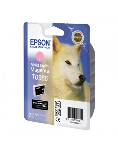 Originale Epson inkjet cartuccia ink pigmentato rs  K3 T0966 - magenta chiaro vivido - C13T09664010