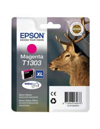 Originale Epson inkjet cartuccia ink pigmentato cervo Durab. U. T1303 - 10.1 ml - magenta - C13T13034012