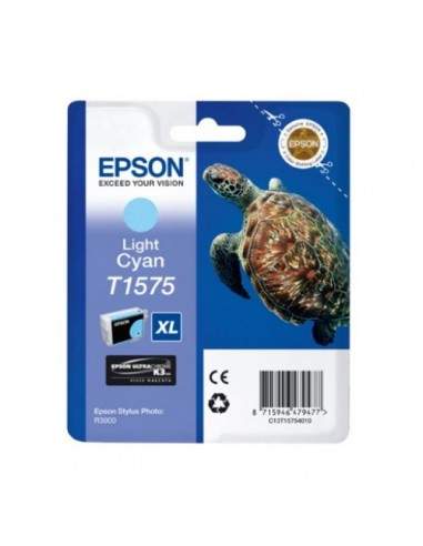 Originale Epson inkjet cartuccia A.R. ink pigm. tart-tag. XL T1575 - 25,9 ml - ciano chiaro -C13T15754010