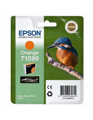 Originale Epson inkjet cartuccia ink pigm. Martin Pesc.-Taglia XL T1599 - 17,0 ml - arancio -C13T15994010