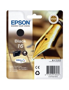 Originale Epson inkjet cartuccia ink pigmentato penna e cruc.Durab. U. 16 - 5.4 ml - nero - C13T16214012