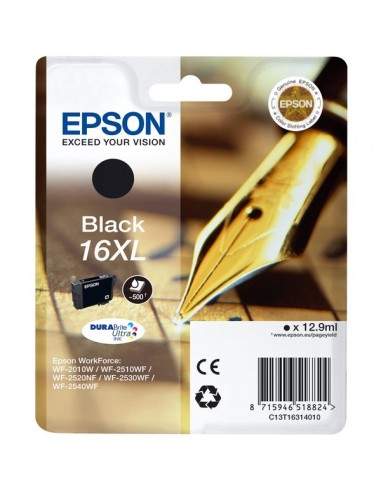 Originale Epson inkjet cartuccia A.R. ink pigmentato penna e cruc.Durab. U. 16XL - nero - C13T16314012