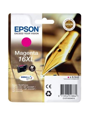 Originale Epson inkjet cartuccia A.R. ink pigmentato penna e cruc.Durab. U. 16XL - magenta - C13T16334012