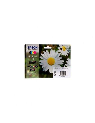 Originale Epson inkjet conf. 4 cartucce margherite Claria Home 18 - 15.1 ml - n+c+m+g - C13T18064012