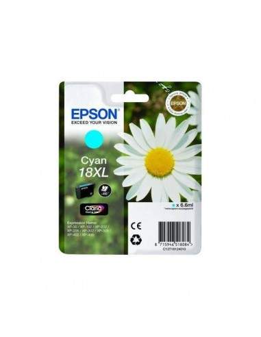 Originale Epson inkjet cartuccia A.R. margherite Claria Home 18XL - ciano - C13T18124012