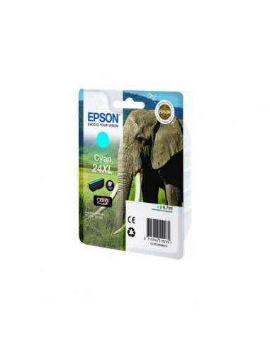 Originale Epson inkjet cartuccia A.R. elefante Claria Photo HD 24XL - 8,7 ml - ciano - C13T24324012