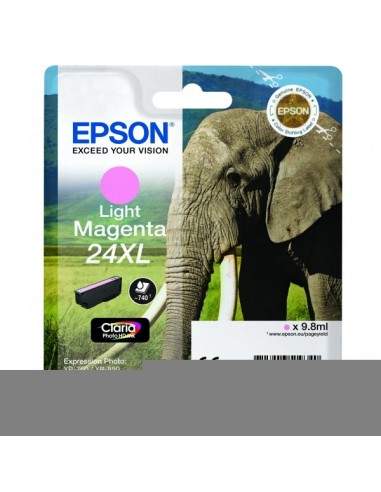 Originale Epson inkjet cartuccia A.R. elef. Claria Photo HD 24XL - 9,8 ml - magenta chiaro - C13T24364012