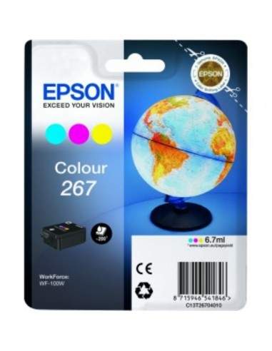 Originale Epson inkjet cartuccia rs 267 - 6.7 ml - 3 colori - C13T26704010