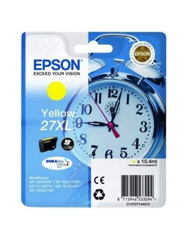 Originale Epson inkjet cartuccia sveglia Durabrite Ultra 27XL - 10,4 ml - giallo - C13T27144012