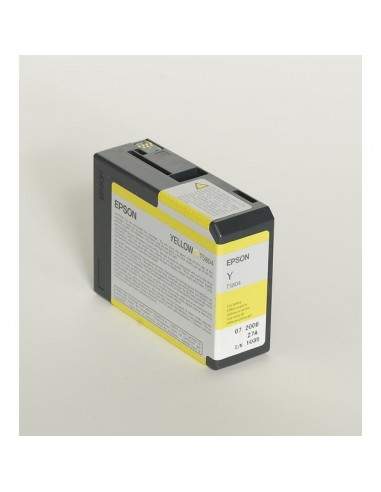 Originale Epson inkjet cartuccia ink pigmentato ULTRACHROME K3 T5804 - giallo - C13T580400