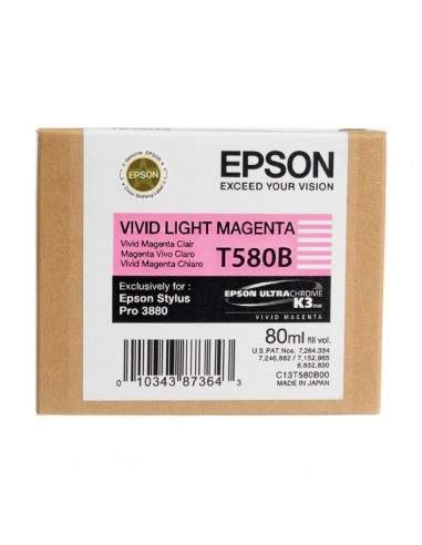 Originale Epson inkjet cartuccia ink pigmentato  K3 T580B - 80 ml - magenta chiaro vivido - C13T580B00