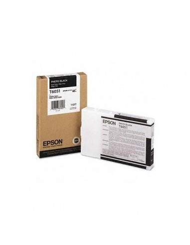 Originale Epson inkjet cartuccia ink pigmentato ULTRAC. K3 T6051 - 110 ml - nero fotografico - C13T605100