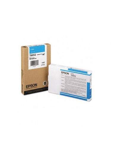 Originale Epson inkjet cartuccia ink pigmentato ULTRACHROME K3 T6052 - 110 ml - ciano - C13T605200