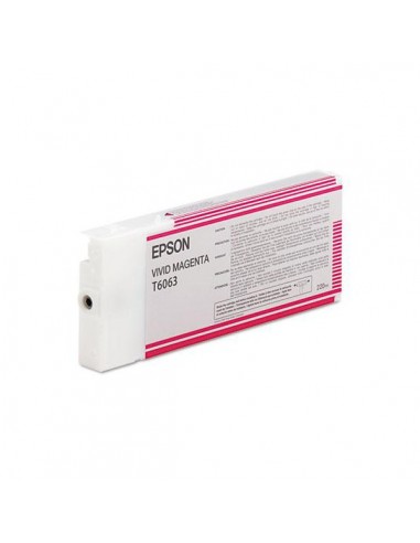 Originale Epson inkjet cartuccia A.R. ink pigmentato ULTRACHROME K3 T6063 - 220 ml - magenta - C13T606300