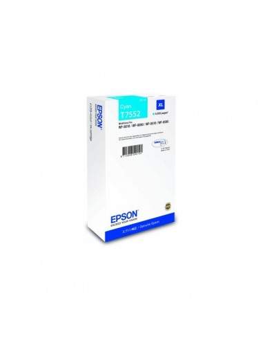 Originale Epson inkjet cartuccia A.R. T7552XL - 39 ml - ciano - C13T755240