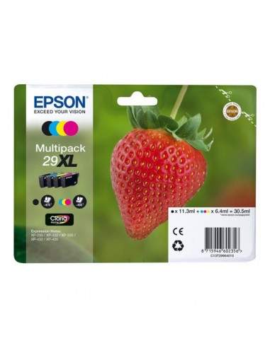 Originale Epson inkjet multipack cartucce A.R. fragola Claria Home T29XL - 30.5 ml - n+c+m+g-C13T29964012