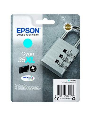 Originale Epson inkjet cartuccia A.R. lucchetto Durabrite Ultra 35XL - 20,3 ml - ciano - C13T35924010