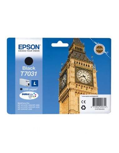 Originale Epson inkjet cartuccia standard ink pigmentato rs DURABRITE ULTRA L T7031 - nero - C13T70314010