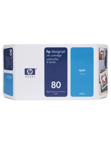 Originale HP inkjet cartuccia 80 - 175 ml - ciano - C4872A