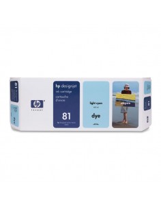 Originale HP inkjet cartuccia dye 81 - 680 ml - ciano chiaro - C4934A