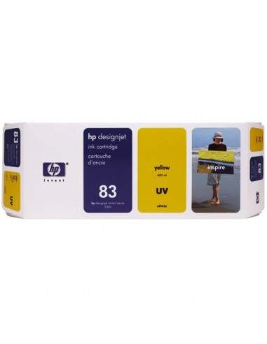 Originale HP inkjet cartuccia uv 83 - 680 ml - giallo - C4943A