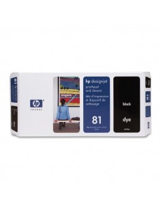 Originale HP inkjet testina di stampa dye + dispositivo di pulizia 81 - nero - C4950A