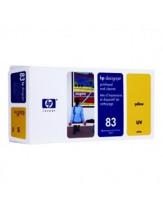 Originale HP inkjet testina di stampa uv + dispositivo di pulizia 83 - giallo - C4963A