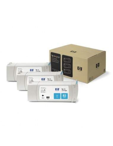 Originale HP inkjet conf. 3 cartucce dye 83 - 680 ml - ciano - C5073A