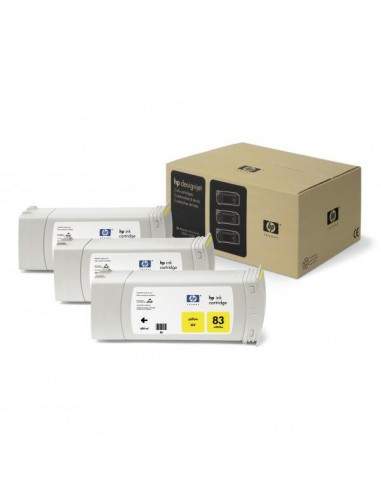 Originale HP inkjet conf. 3 cartucce dye 83 - 680 ml - giallo - C5075A