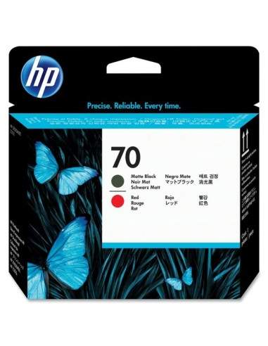 Originale HP inkjet testina di stampa 70 - nero opaco +rosso - C9409A