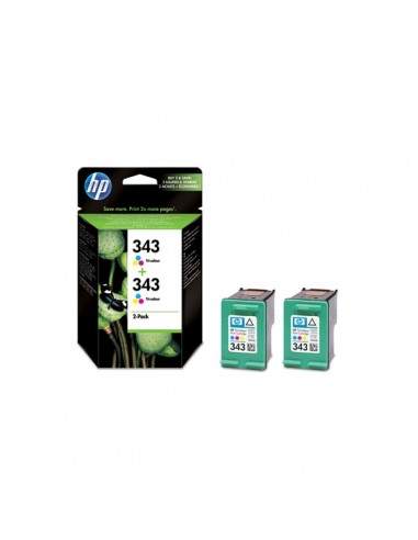 Originale HP inkjet conf. 2 cartucce 343 - 3 colori - CB332EE