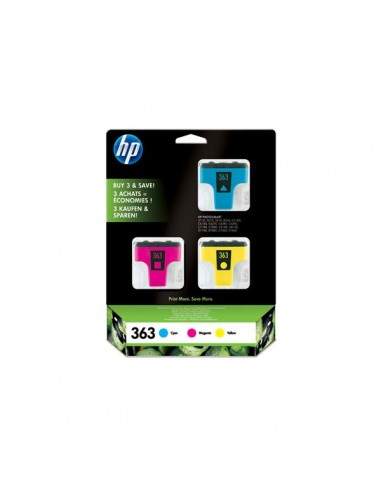 Originale HP inkjet conf. 3 cartucce 363 - c+m+g - CB333EE