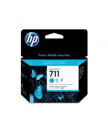 Originale HP inkjet conf. 3 cartucce 711 - 29x3 ml - ciano - CZ134A