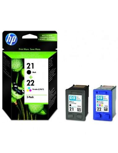 Originale HP inkjet conf. 2 cartucce 21/22 - nero +tricromia - SD367AE